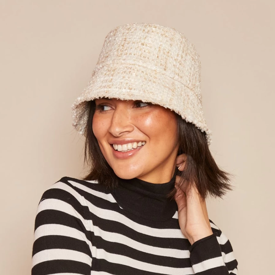 Eugenia Kim Yuki In Women's Ivory/Gold Hat