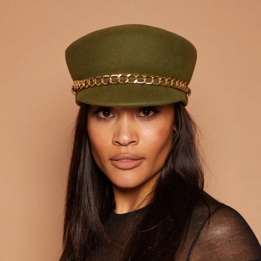 Eugenia Kim Sabrina In Olive Women's Hat