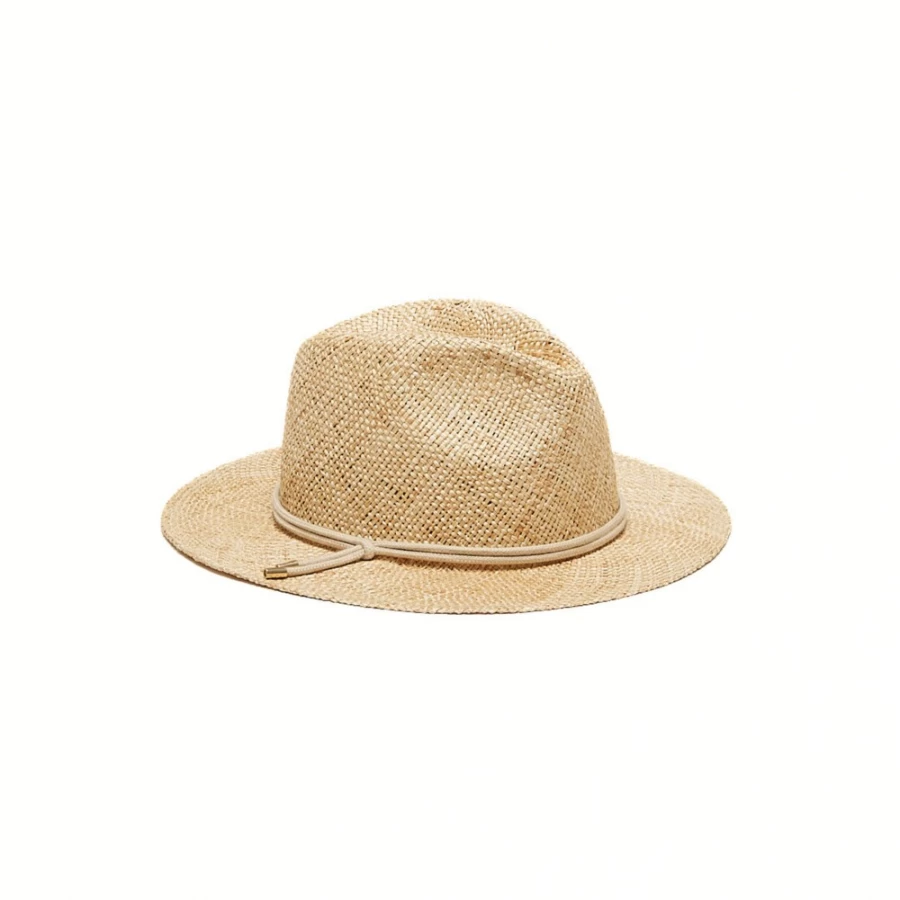 Eugenia Kim Women's Lillian Hat in Natural with Camel Cord Band
