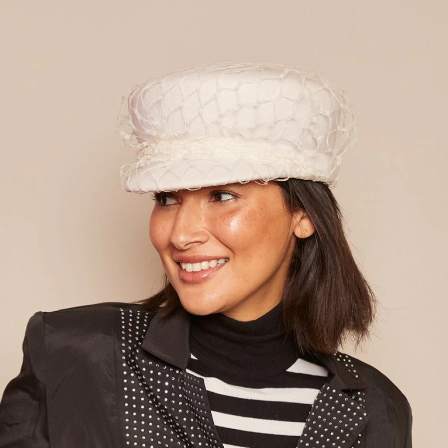 Eugenia Kim Sabrina Winter White Veil for Women