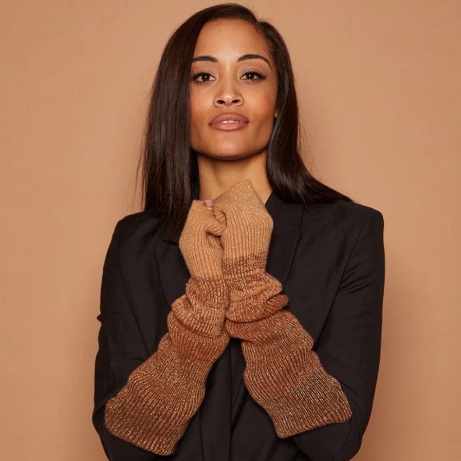 Eugenia Kim Women's Wednesday In Hat in Camel, Brown & Gold Colors