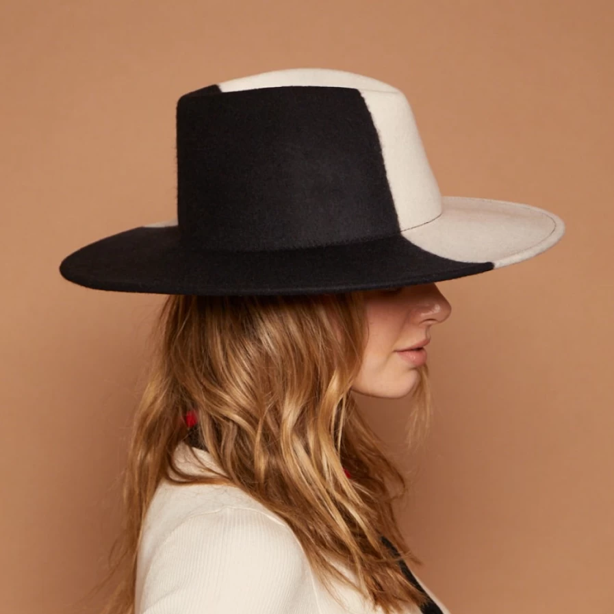Eugenia Kim Harlowe In Winter White/Black Women's Hat