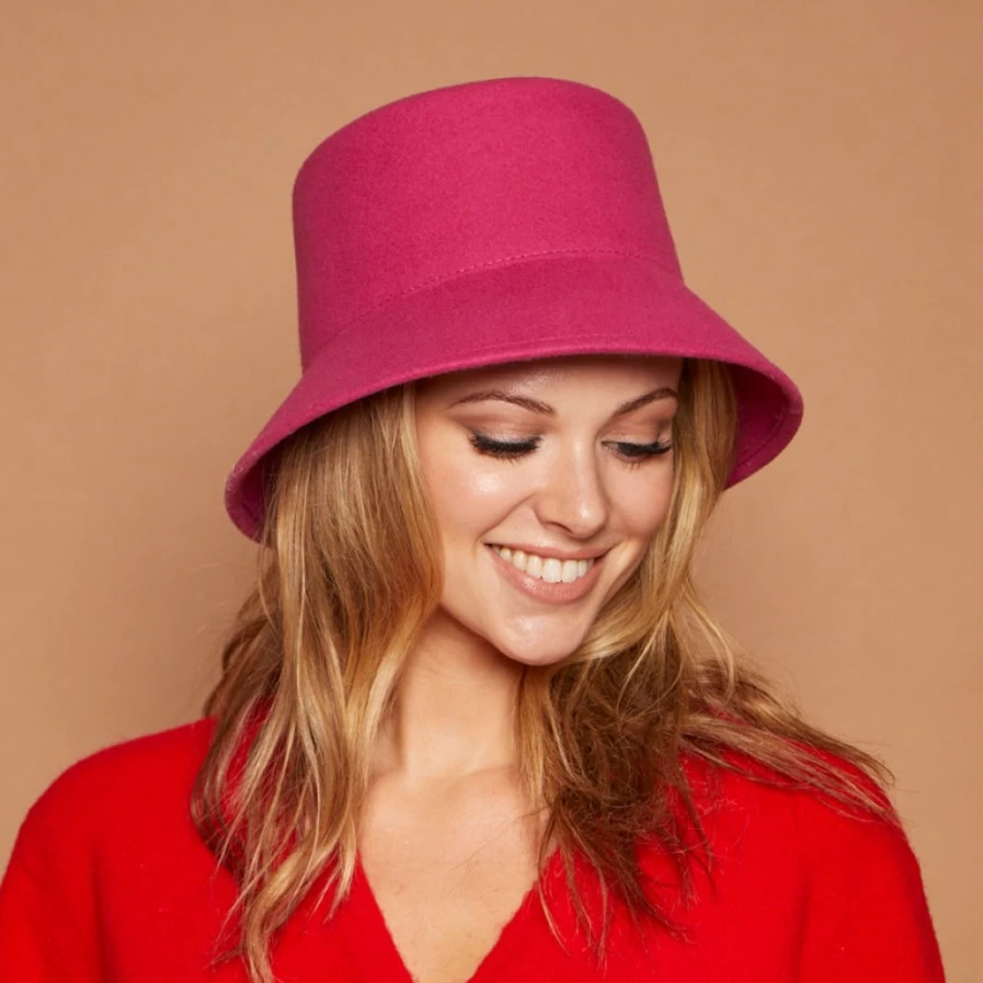 Eugenia Kim Fuchsia Women's Jonah In Wide Brim Sun Hat