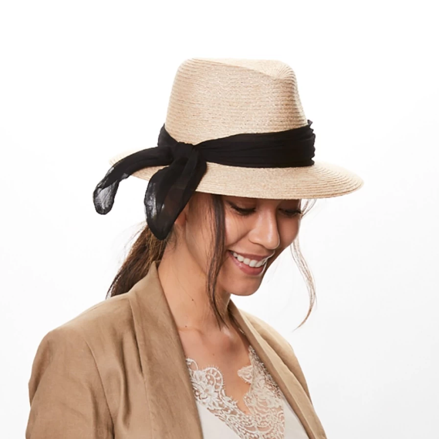 Eugenia Kim Lillian Women's Neutral Hemp Hat