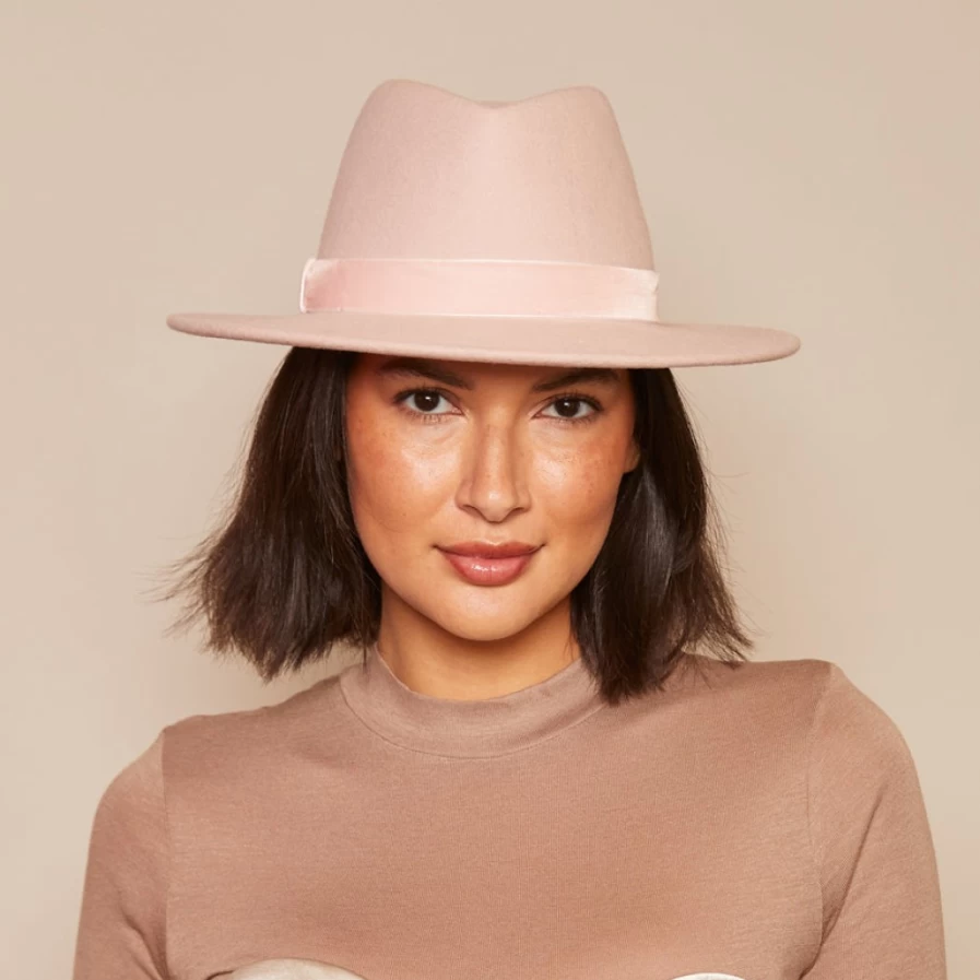 Eugenia Kim Blaine In Pale Pink Women's Hat