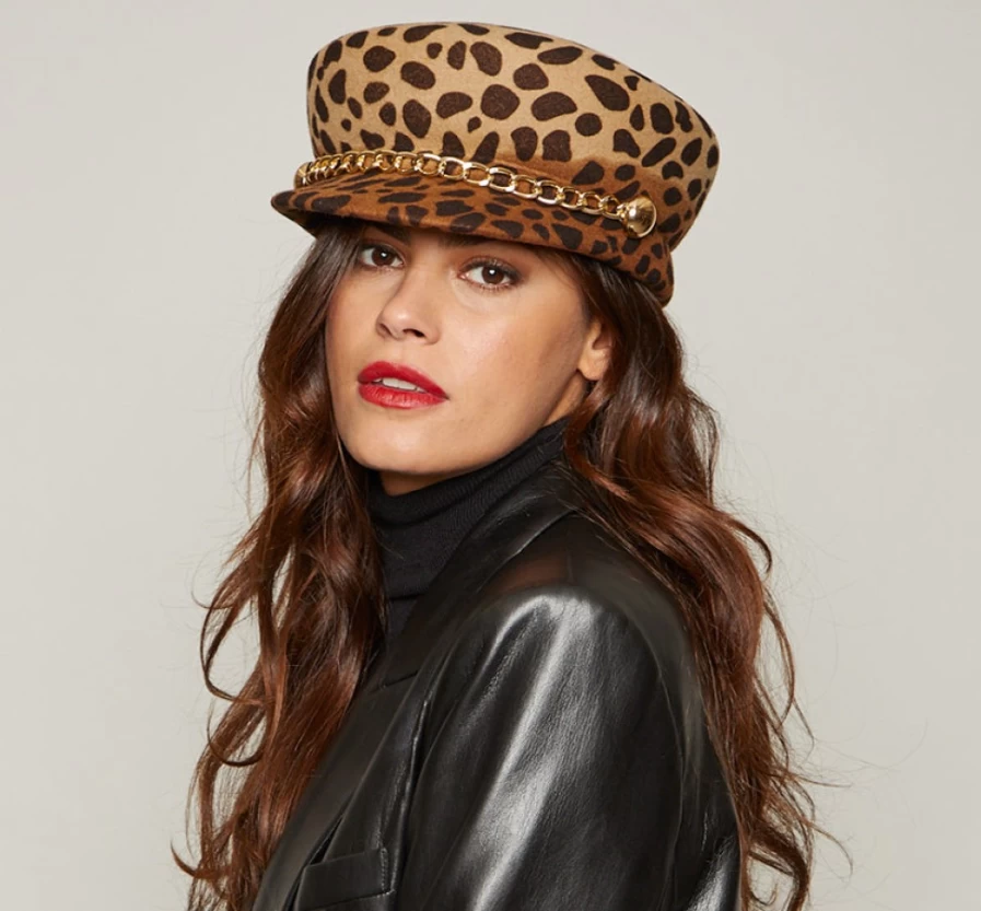 Eugenia Kim Sabrina Women's Neutral Camel Brown Wide Brim Hat