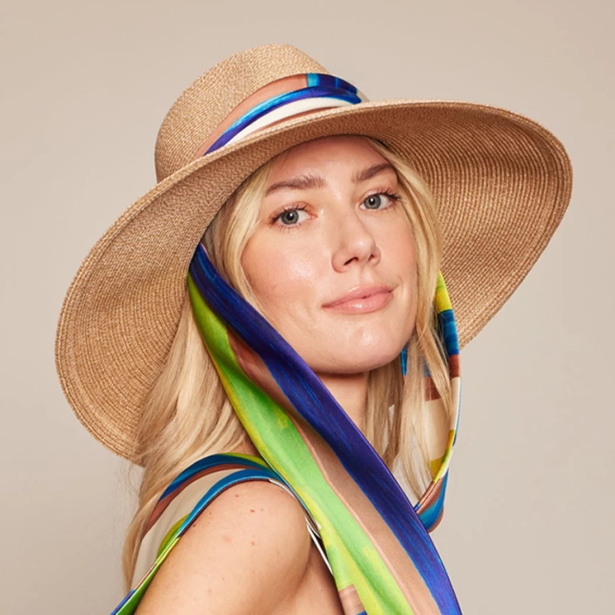Eugenia Kim Women's Sand Cassidy Scarf - Blue & Multicolor Woven Wrap