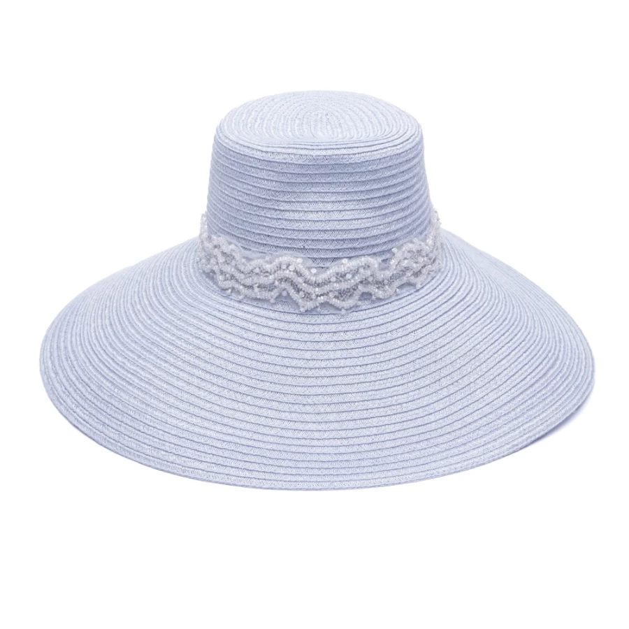 Eugenia Kim Mirabel Sky Blue Women's Hat | Elegant Wide Brim Summer Accessory