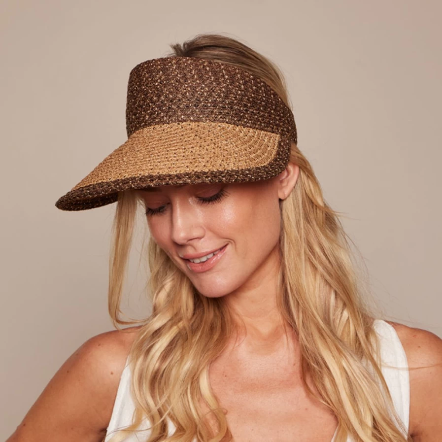 Eugenia Kim Women's Chocolate Ricky In/Camel Hat
