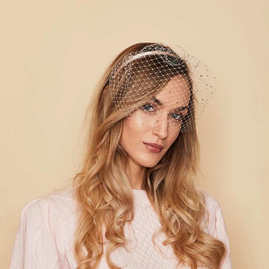 Eugenia Kim Women's Blush Satin Halsey Shiny Headband