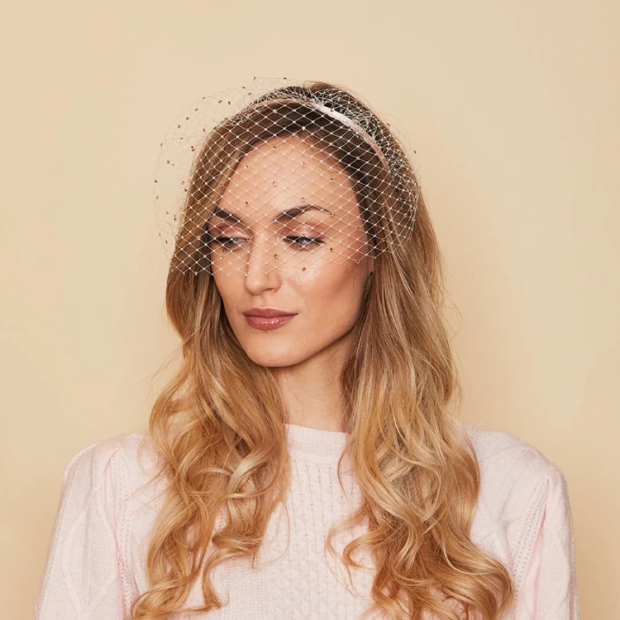 Eugenia Kim Women's Blush Satin Halsey Shiny Headband