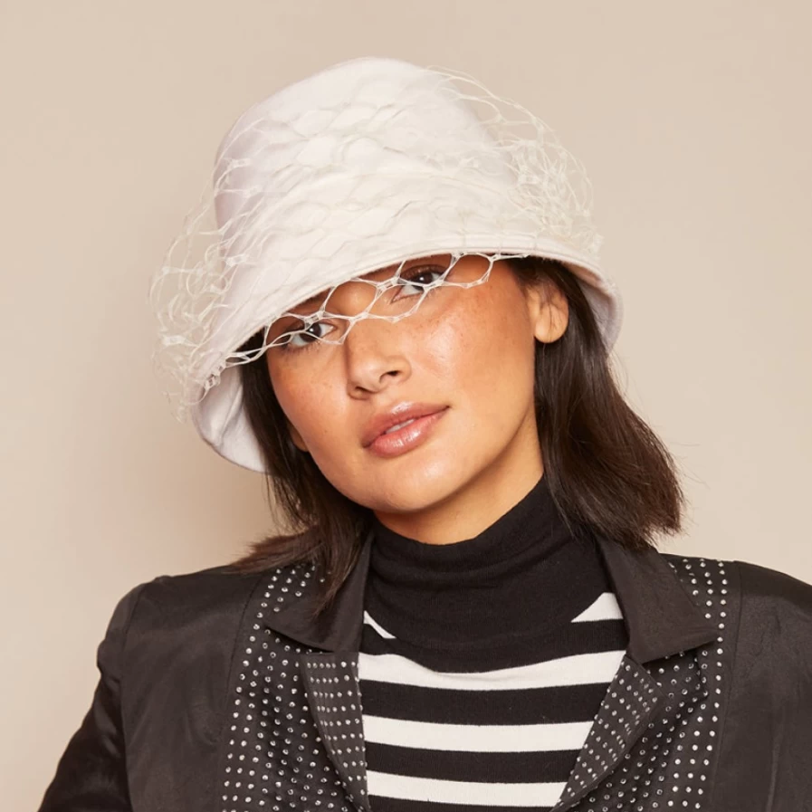 Eugenia Kim Yuki In White Women's Hat | Stylish Winter Beanie for Women
