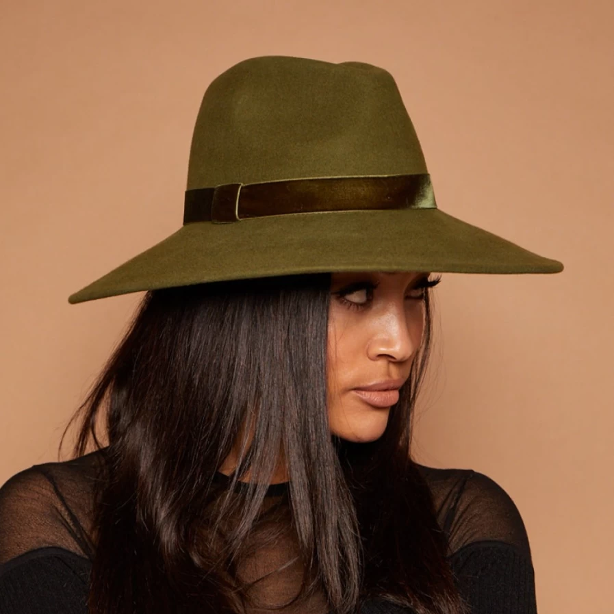 Eugenia Kim Women's Emmanuelle In Olive Hat