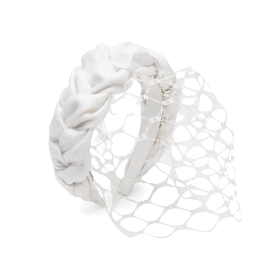 Eugenia Kim Women's White Grace In Sparkle Hat | Elegant Fashion Headwear