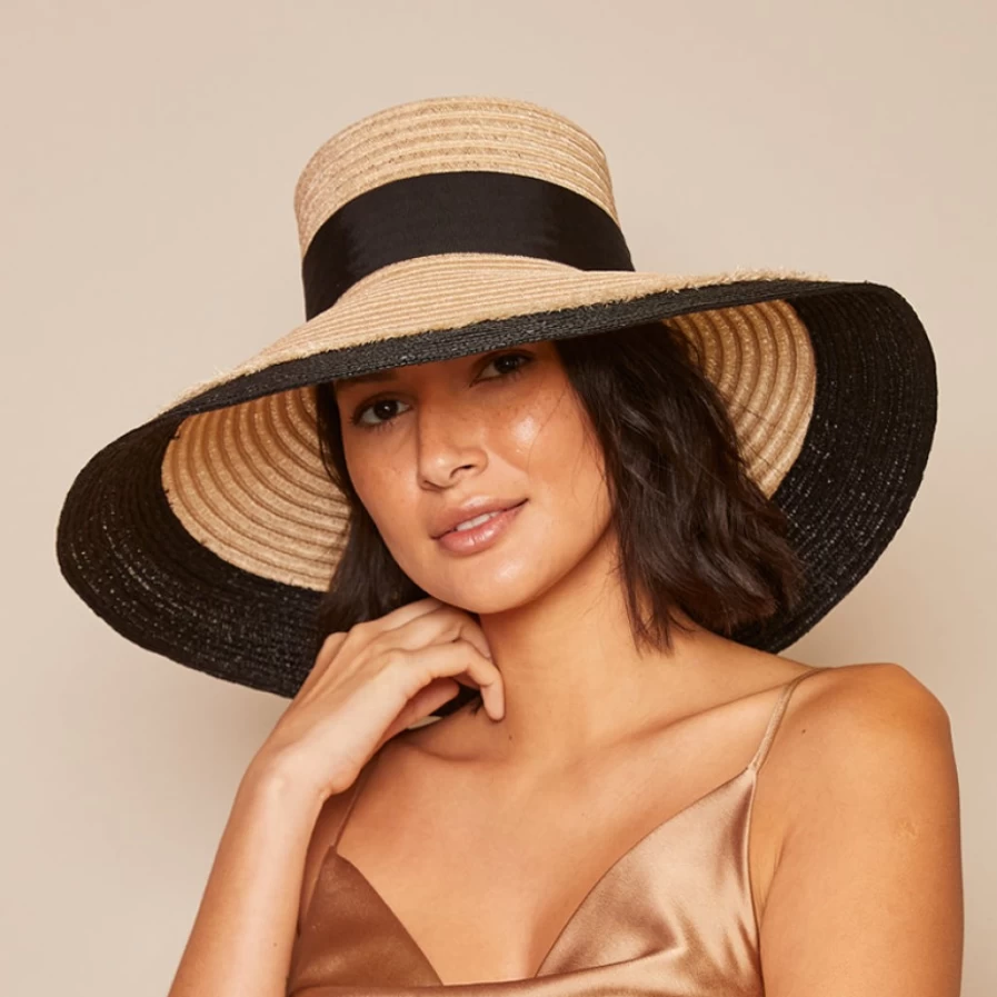 Eugenia Kim Mirabel Natural Women's Hat - Elegant Wide Brim Sun Hat for Women