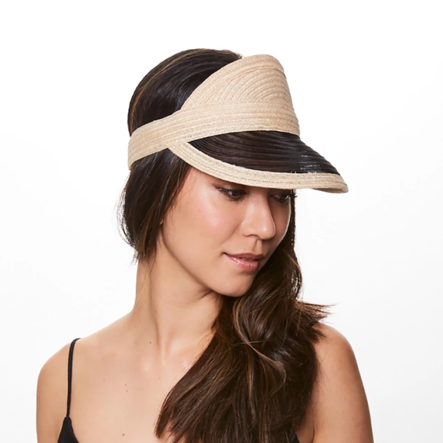 Eugenia Kim Vicky Women's Hat in Neutral Natural/Black