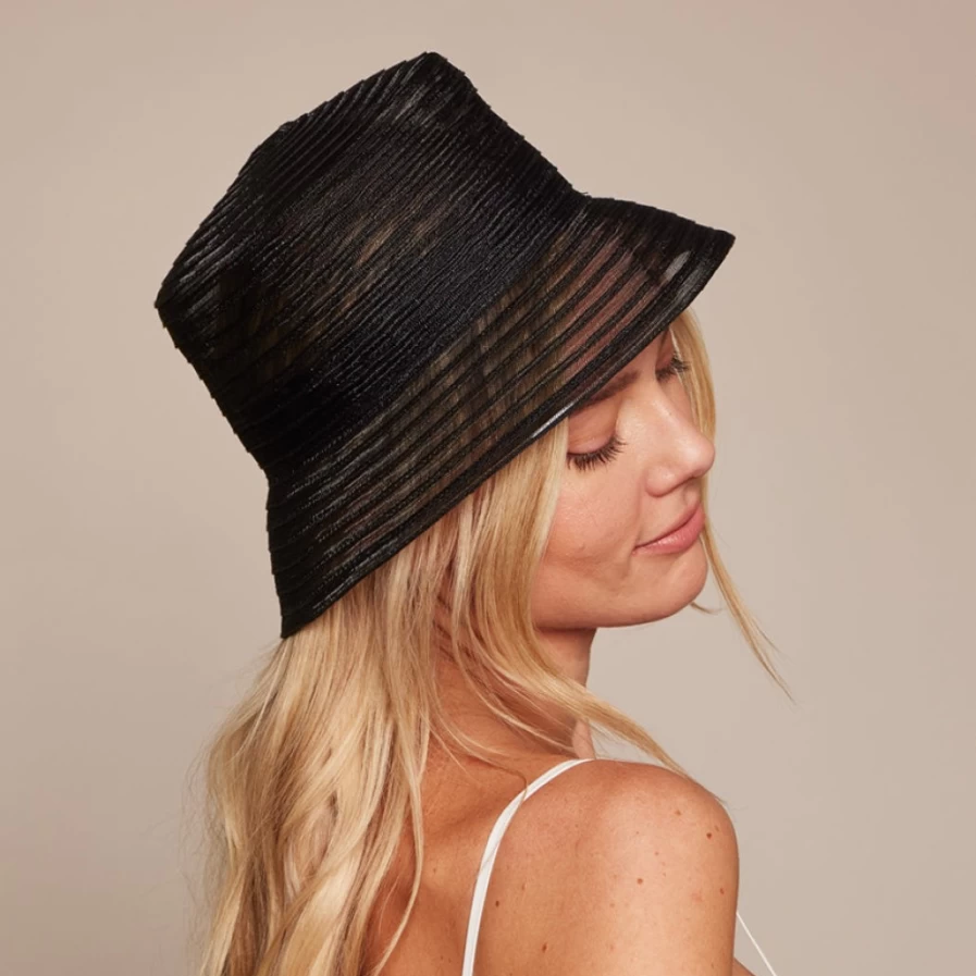 Eugenia Kim Jonah Black Horsehair Hat for Women